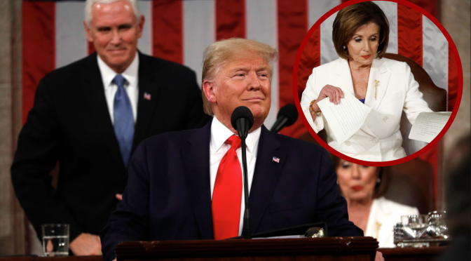 Nancy Pelosi Ripped to Shreds Trump’s SOTU Speech Where He Warned About The Coronavirus