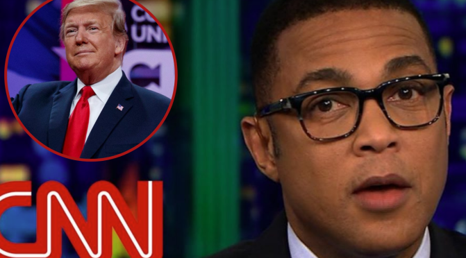 CNN’s host Don Lemon has accused President Trump of wanting to cause a civil war